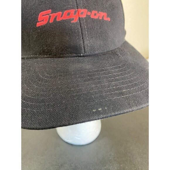 Snap-On Tools Hat Cap Black Denim Jean Material Adjustable - Picture 3 of 9